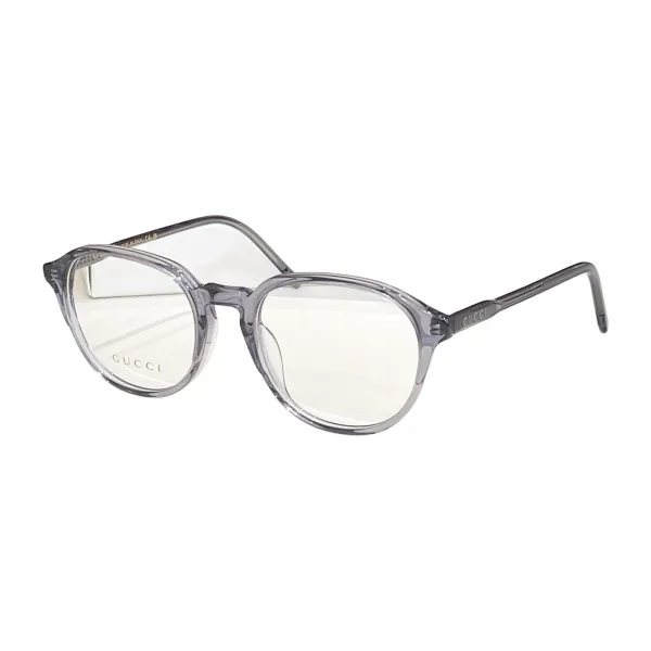 Gucci Boston frame glasses black silver/grey/black/leopard color transparent lens Size 55口18-145 - Image 4
