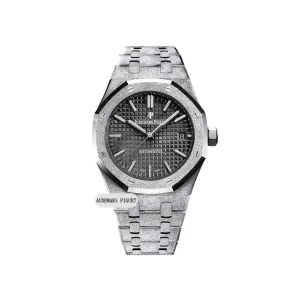 AUDEMARS PIGUET-ROYAL OAK-15410BC.GG.1224BC.01-Frosty Gold Black Dial-41MM
