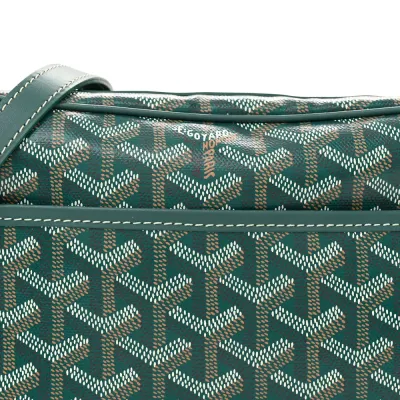 Goyard Sac Cap Vert Bag PM Green Goyardine Canvas