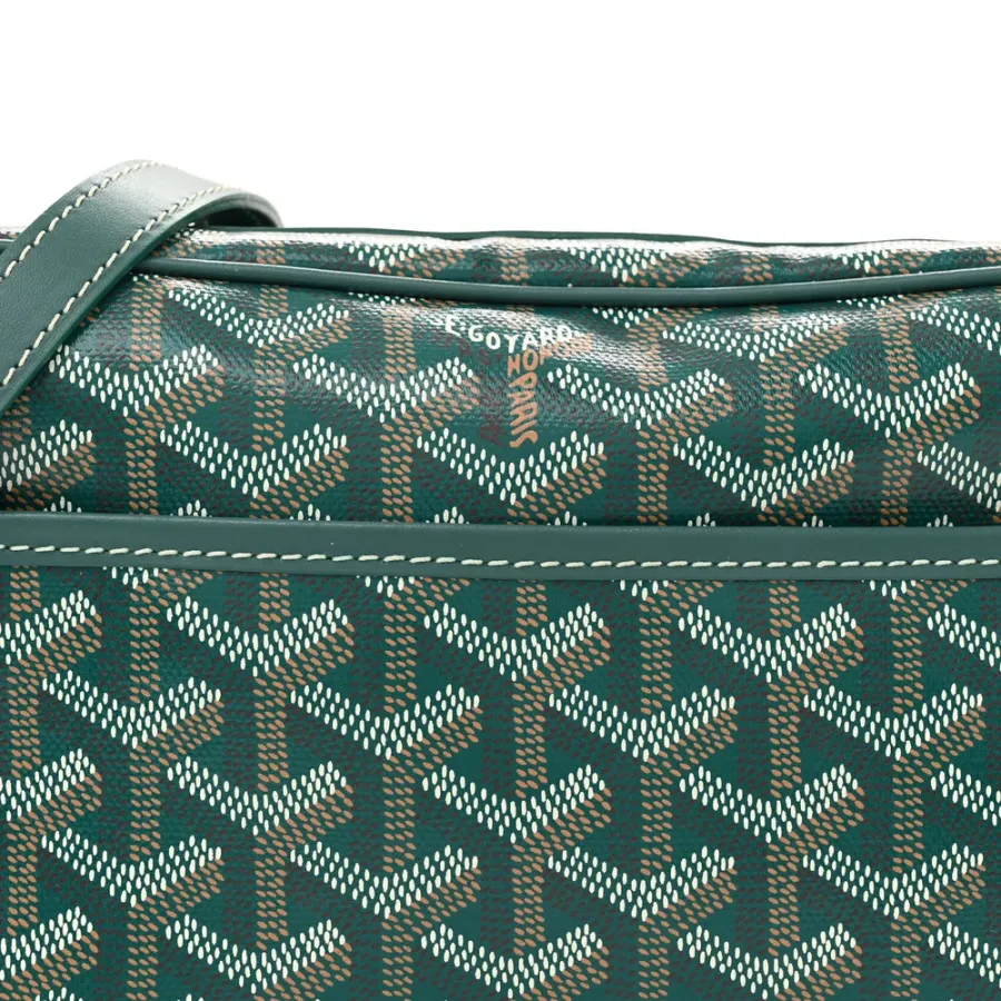 Goyard Sac Cap Vert Bag PM Green Goyardine Canvas