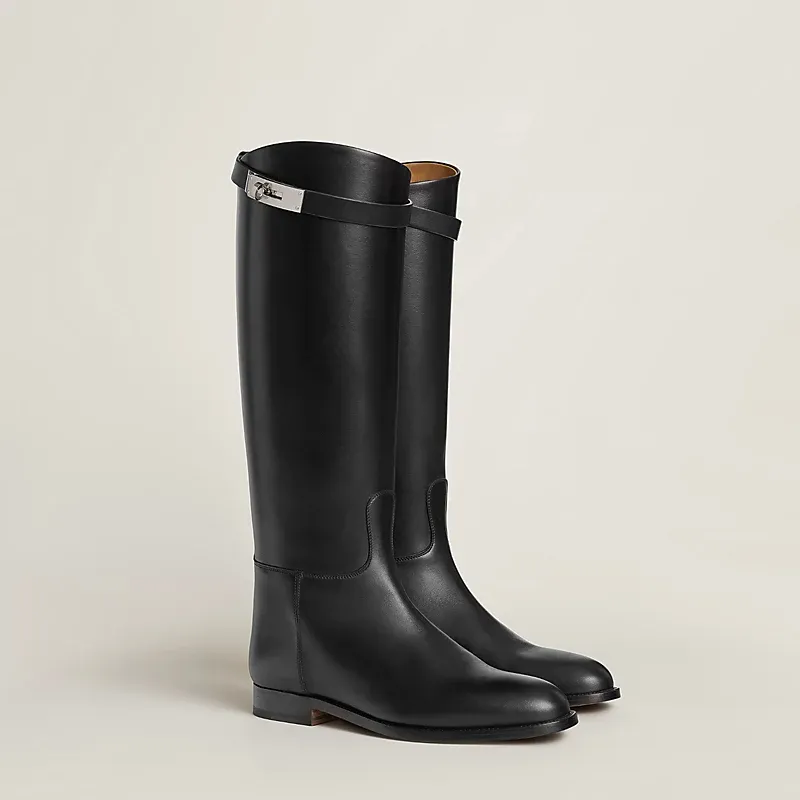 HERMES Jumping  Black boots