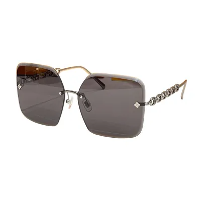 Louis Vuitton square frame glasses blue orange/black/pink/eggplant/rust color Size 61口14-140