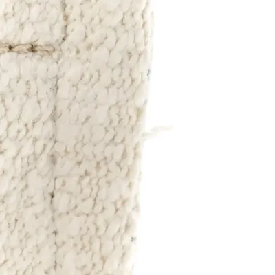 Celine Small Cabas Thais Tote Bag White/Blue Canvas & Calfskin Leather Stripe