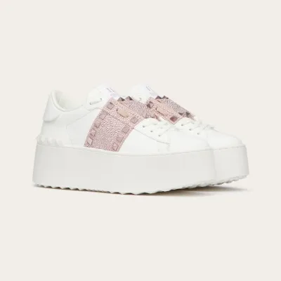 VALENTINO Women's calfskin platform shoes  sneakers