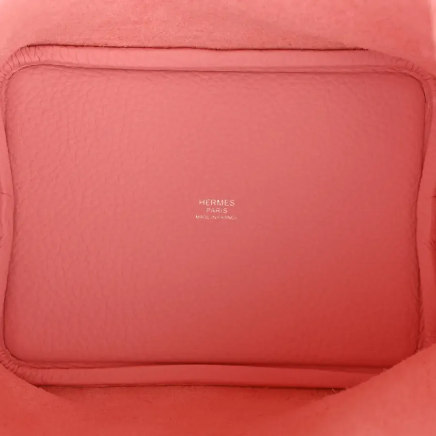 Hermès Picotin Lock 18 PM Rose Sakura Taurillon Clemence Leather Palladium Hardware