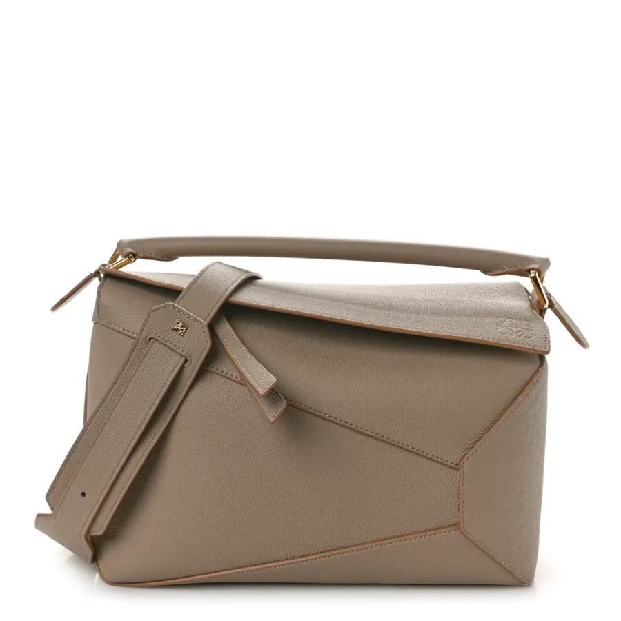 Loewe Puzzle Edge Bag Medium Sand Soft Grained Calfskin Leather