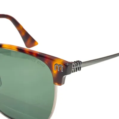 Miu Miu Clubmaster glasses leopard green/leopard brown/purple gold/purple silver/black/grey color Size 54口20-145