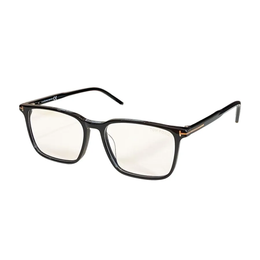 Tom Ford square frame glasses leopard/black transparent lens color Size 55口16-145