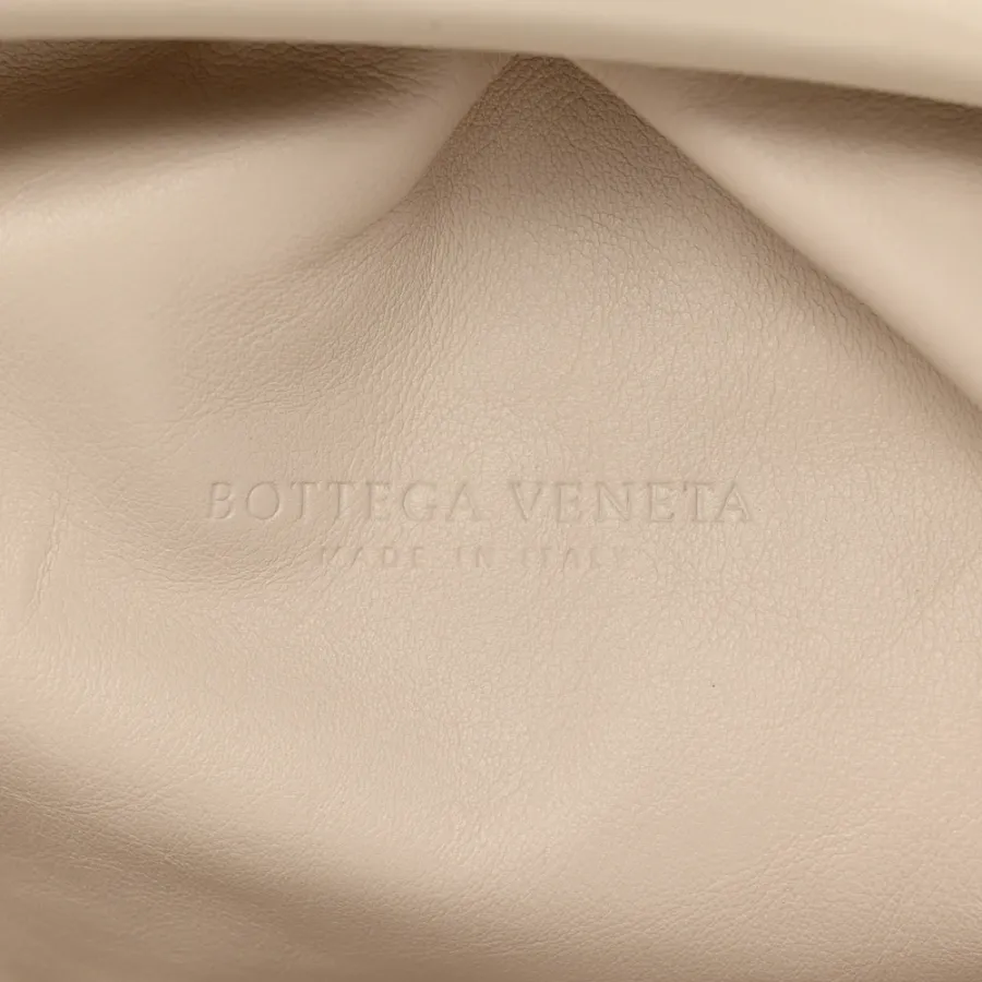 Bottega Veneta Oversized The Pouch Clutch Mist Smooth Butter Calf Leather