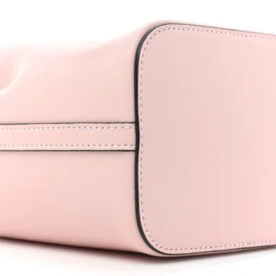 Valentino Garavani Mini VLogo Signature Bucket Bag Water Lilac Nappa Leather Gold Hardware