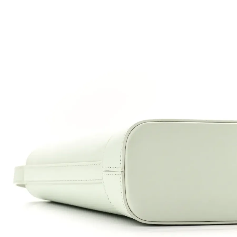 Celine Small Cuir Triomphe Bucket Bag Jade Smooth Calfskin Leather Gold Hardware