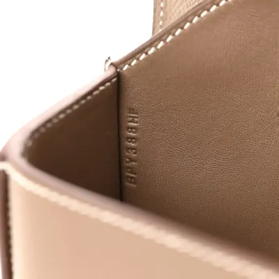 Hermès Mini Della Cavalleria Etoupe Epsom Leather Palladium Hardware