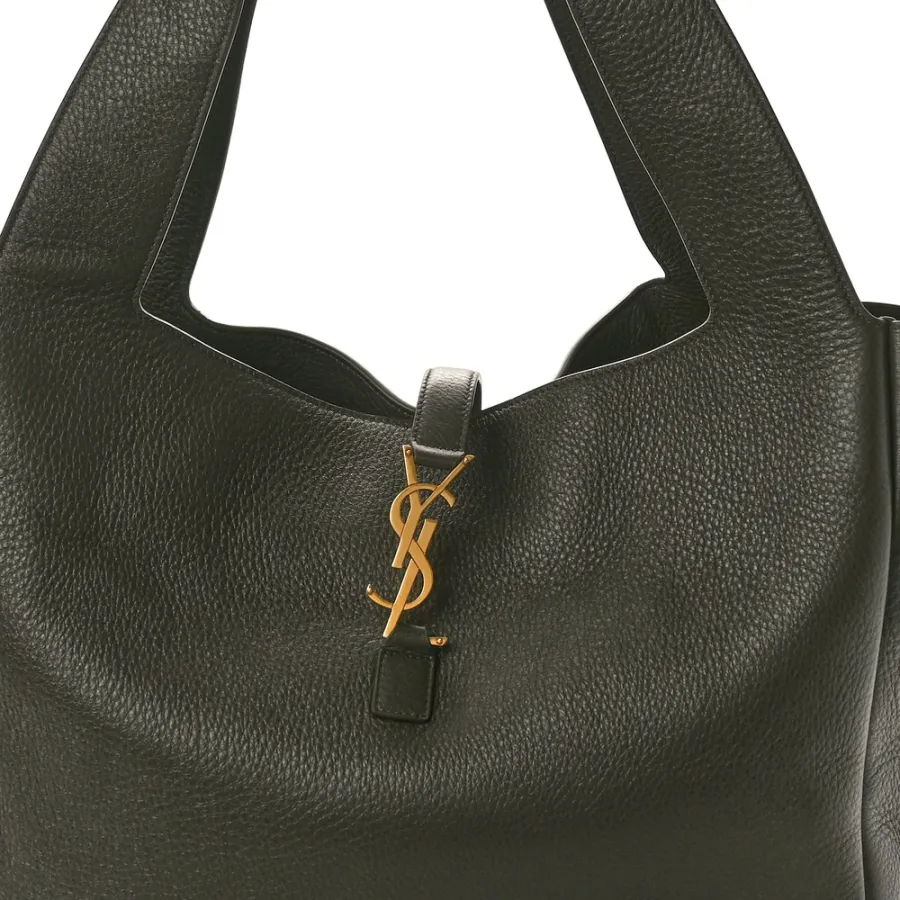 Saint Laurent Large Bea Tote Musk Grained Grained Deerskin Leather Aged Gold Hardware
