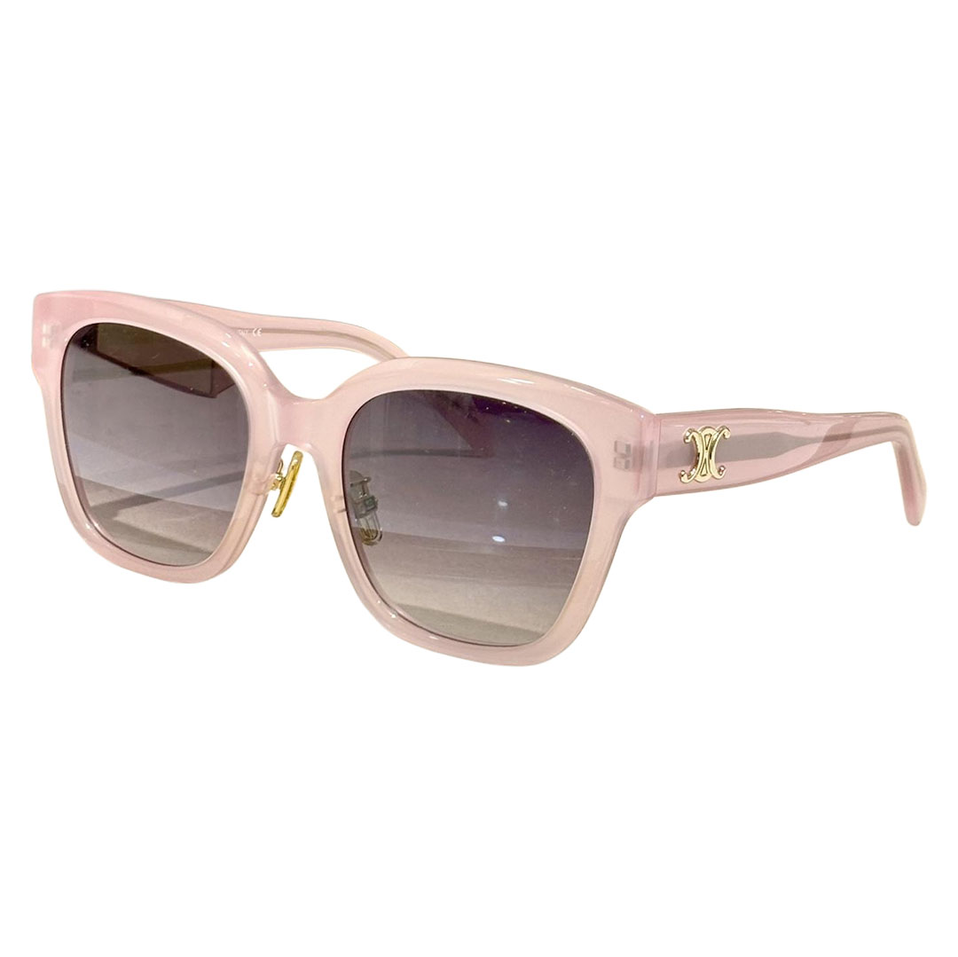 Celine óculos de armação quadrada rosa/preto/leopardo/branco preto/branco laranja Tamanho 55-21-145