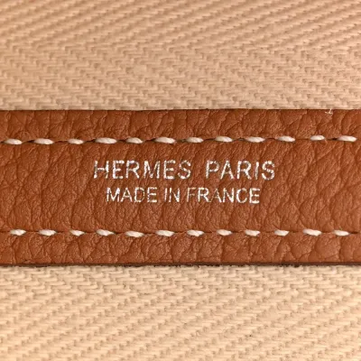 Hermès Garden Party 30 TPM Tote Brown Toile & Negonda Leather