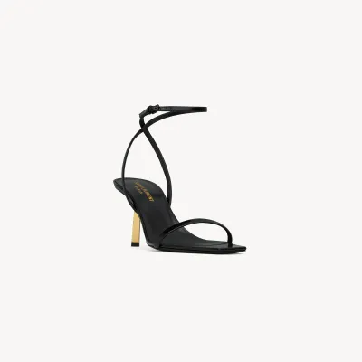 Yves Saint Laurent Smooth leather sandals with high heels