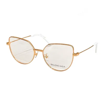 Balenciaga Butterfly glasses gold red/leopard gold/gold white/gold black/blue/green/gun black color transparent lens Size 59口16-145