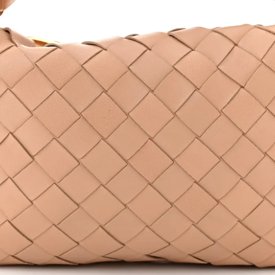 Bottega Veneta Mini Intrecciato Jodie Sandalwood Nappa Leather
