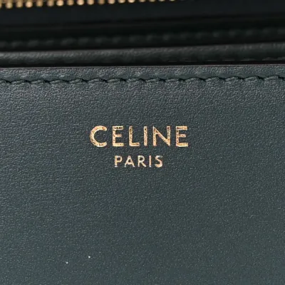 Celine Medium Classic Box Flap Bag Amazone Box Calfskin Leather