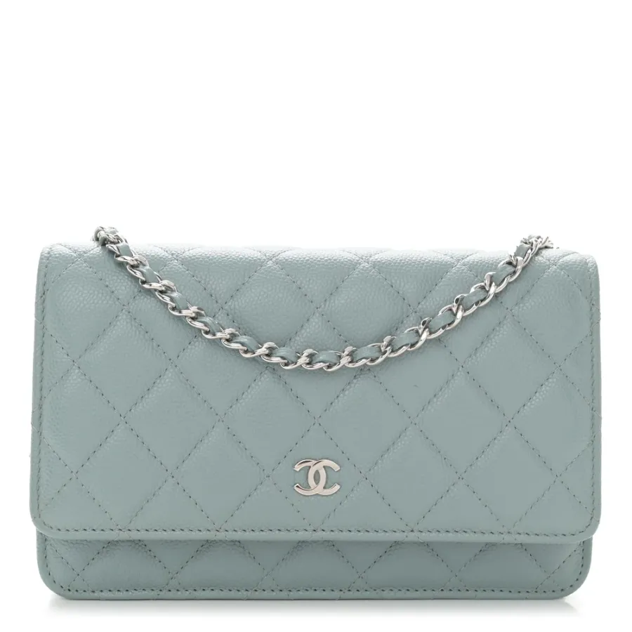 Chanel WOC in Light Blue – Quilted Elegance
