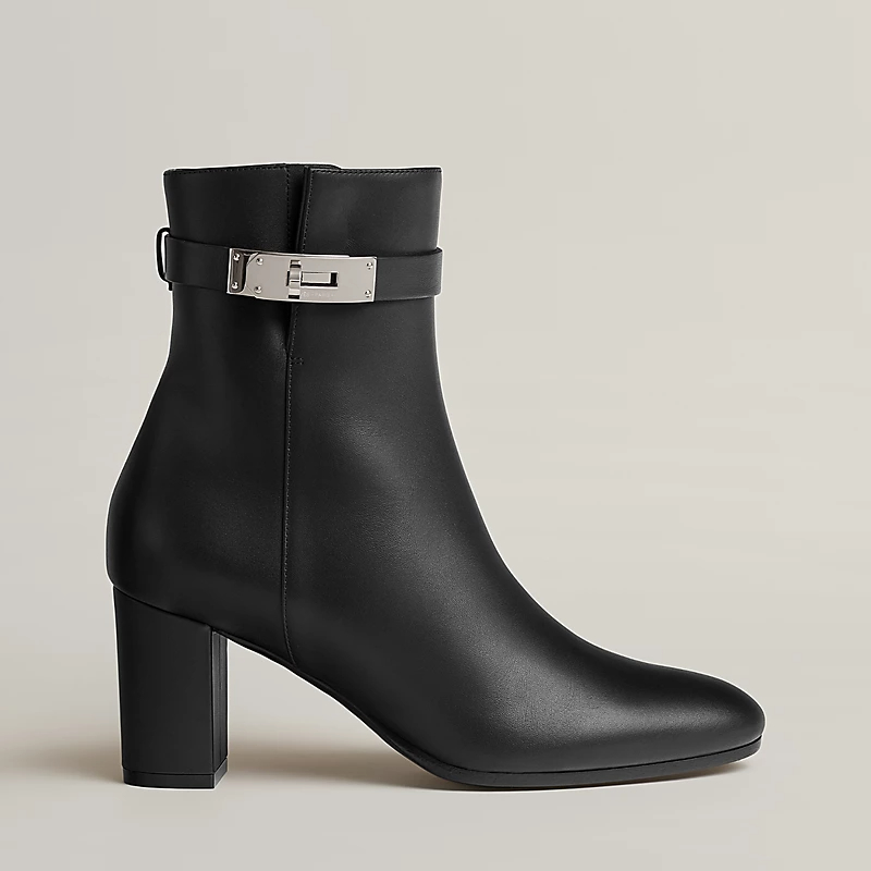 HERMES Saint Germain Botas de tornozelo pretas