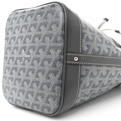 Goyard Petit Flot Bucket Bag PM Grey Goyardine Canvas