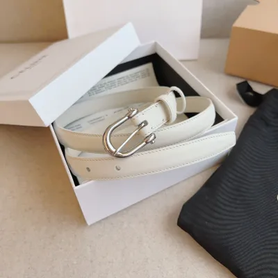 Celine Western Belt In Black/Brown/White Calfskin With Gold Hardware 18mm