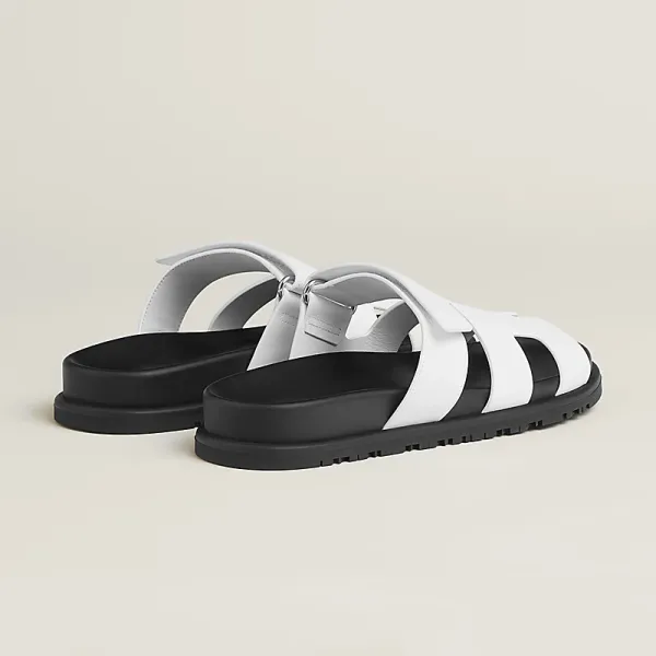 HERMES Chypre white Slippers - Image 3