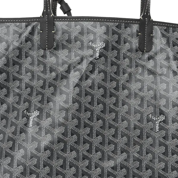 Goyard Saint Louis Tote PM Grey Goyardine Canvas - Image 7