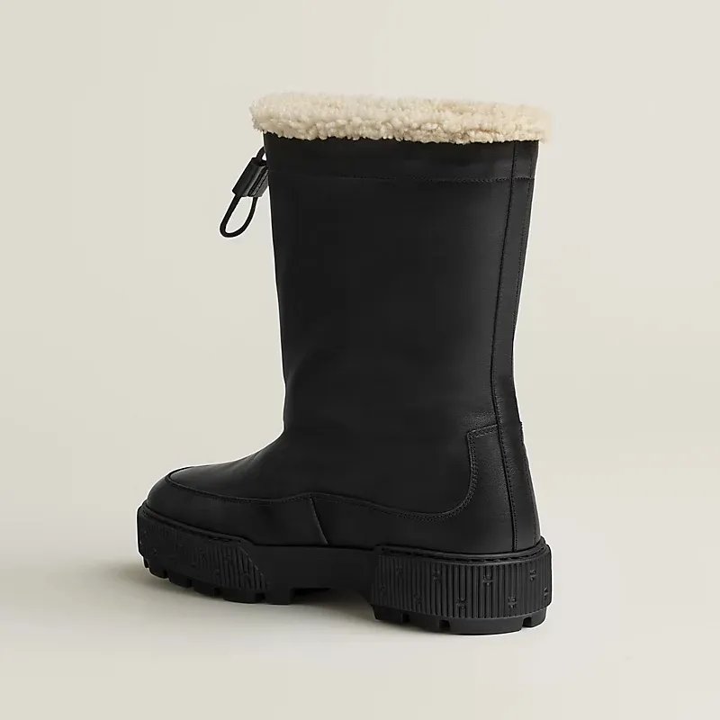 HERMES Journey Black ankle boots