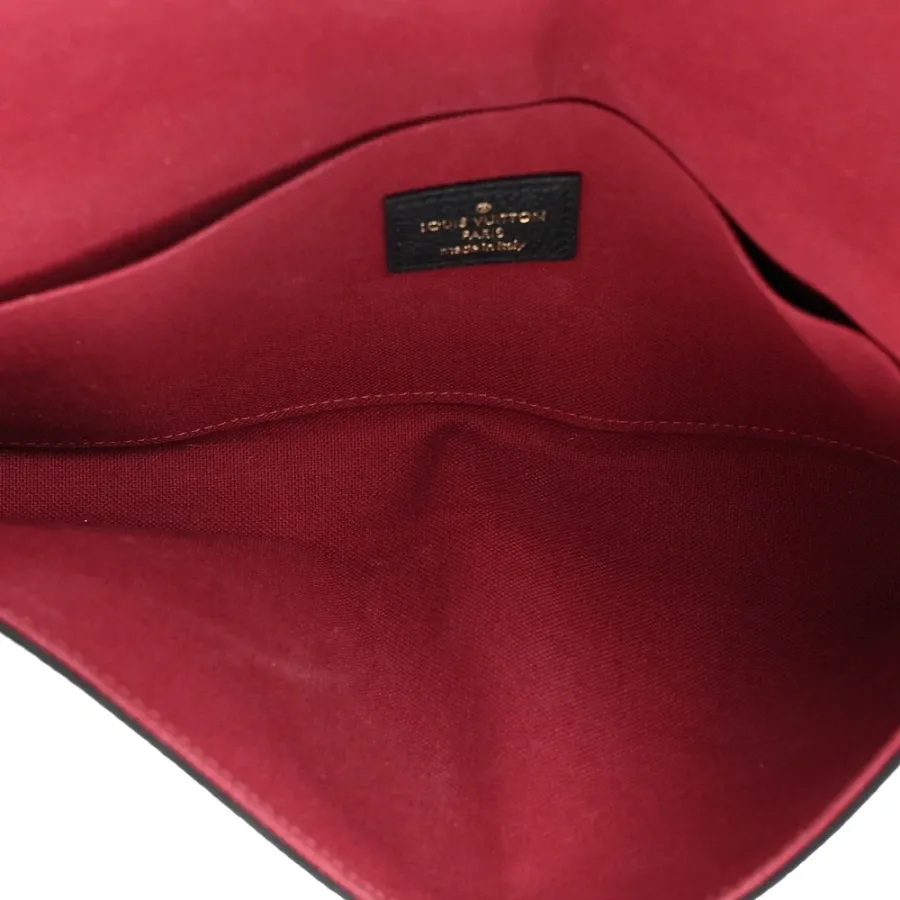 Louis Vuitton Felicie Pochette PM Black/Beige Giant Monogram Empreinte Leather Gold Hardware