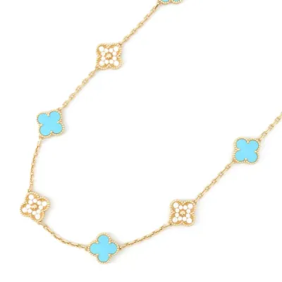 Van Cleef & Arpels Vintage Alhambra Long Necklace 20 motifs
