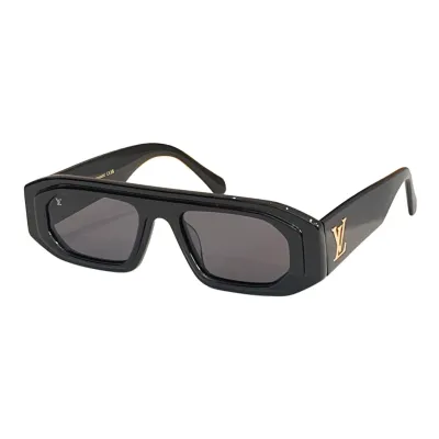 Louis Vuitton square frame glasses orange/black/red/white/blue/leopard color Size 53口22-145