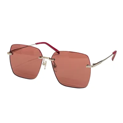 Gucci square frame glasses black/leopard brown/red color Size 60口15-145