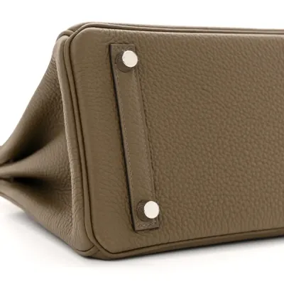 Hermès Birkin 25 Toundra Togo Leather Palladium Hardware