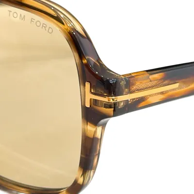 Tom Ford Pilot glasses yellow leopard/brown leopard/black leopard/black tawny/black/eggplant/leopard red color Size 60口18-140