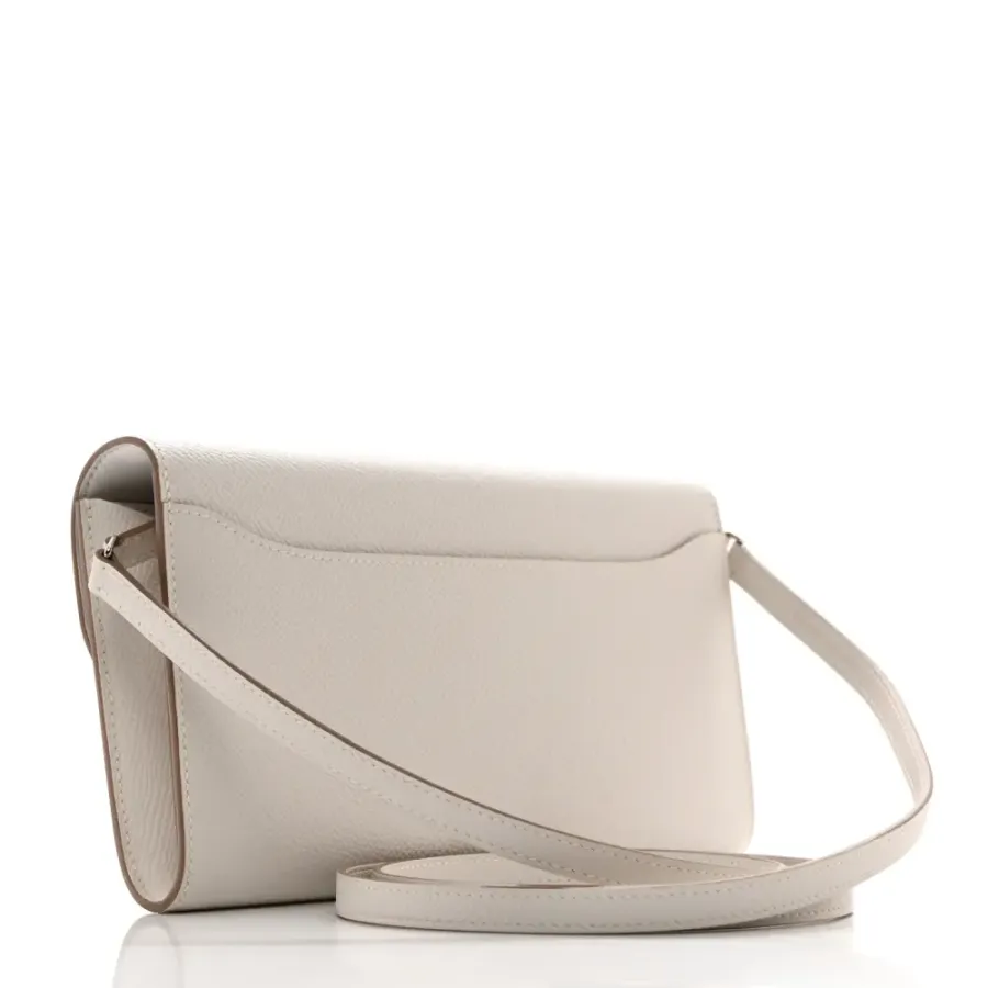 Hermès Constance Long To Go Wallet Gris Pâle Epsom Leather Silver Hardware