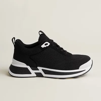 HERMES Heros Sneakers Black Sports Shoes