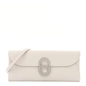 Hermès Chaine d’Ancre To Go Wallet Gris Pale Epsom Leather Palladium Silver Hardware