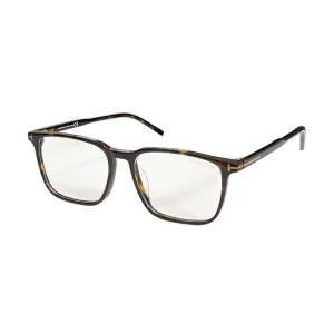 Tom Ford square frame glasses leopard/black transparent lens color Size 55口16-145