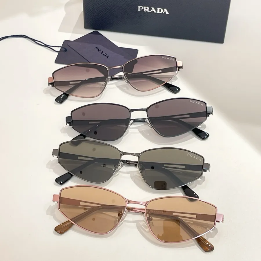 Prada glasses black/grey/tawny/purple color Size 59口16-147