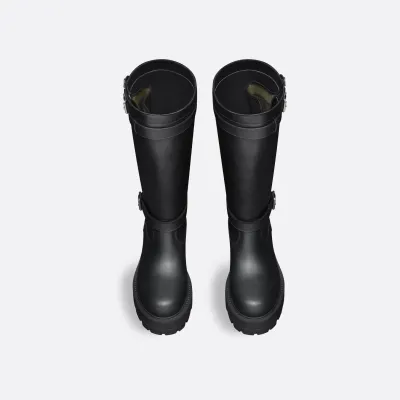 Dior black long boots