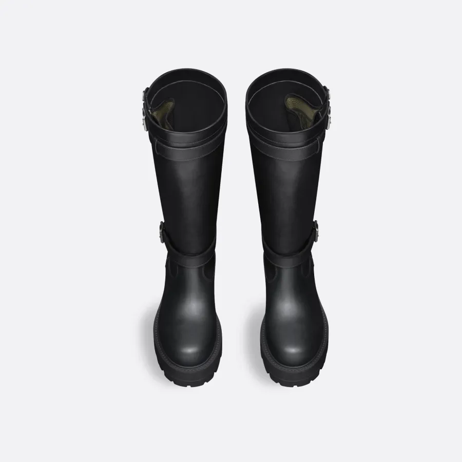 Dior black long boots