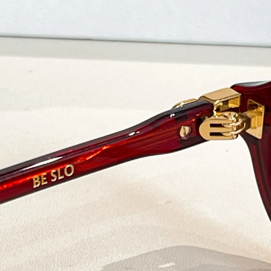 Saint Laurent oval glasses red/black/blue color Size 54口18-145