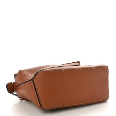 Loewe Puzzle Bag Mini Tan Calfskin Leather