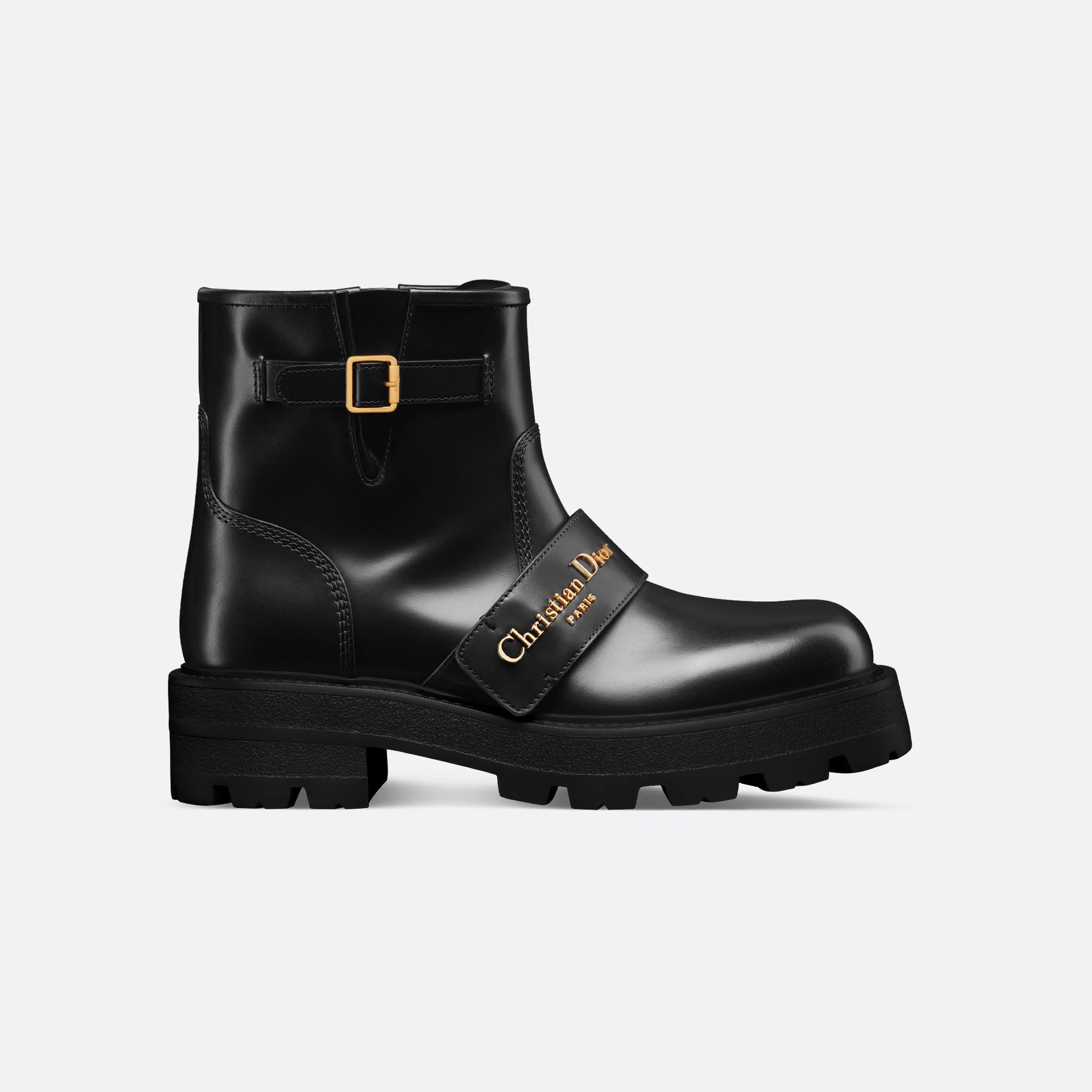 Dior botas pretas de tornozelo