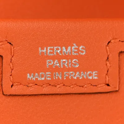 Hermès Jige Elan 29 Clutch Orange Swift Leather