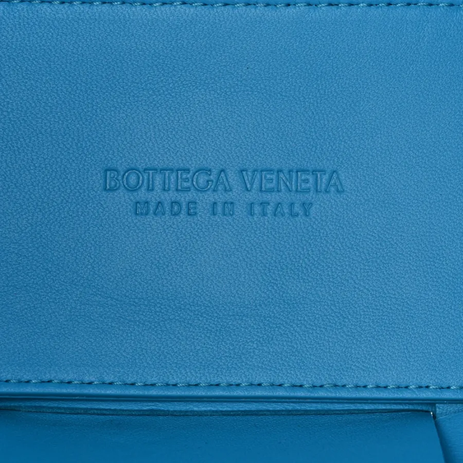Bottega Veneta Maxi Intrecciato Mini Arco Tote Pool Grained Calfskin Leather