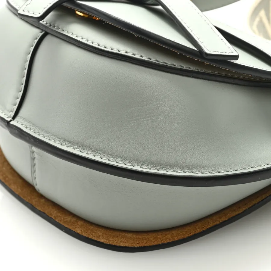 Loewe Gate Dual Bag Mini Ash Grey Jacquard Calfskin Leather