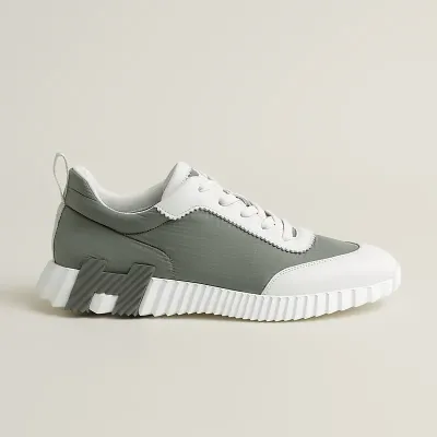 HERMES Green Sneakers Bouncing Sports Shoes